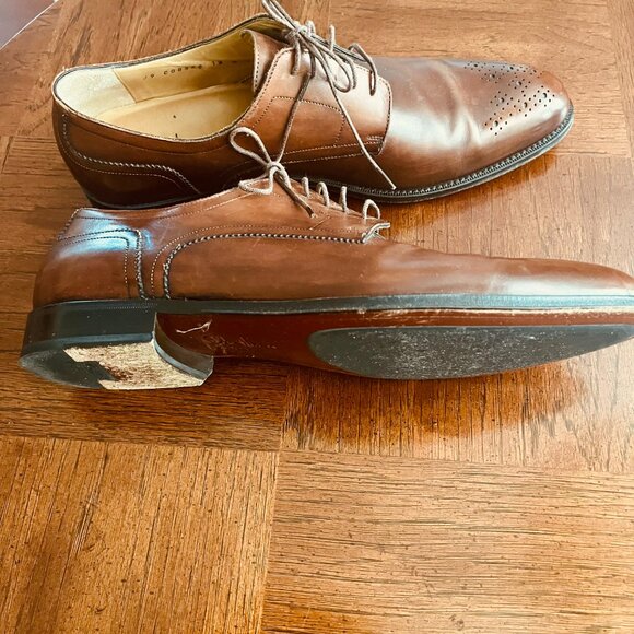Cole Haan C20153 Mens Warren Cap Toe Oxford - British Tan Size 12 M